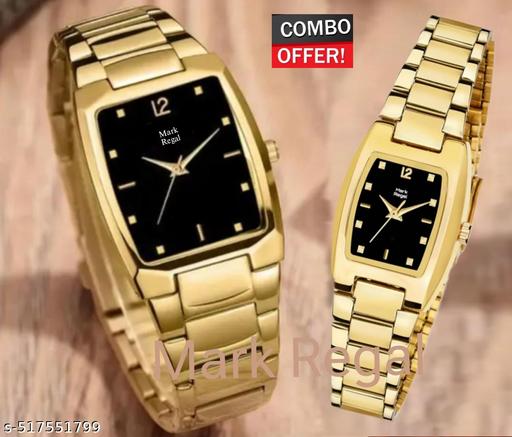 Mark Regal Analoge watches couple combo