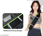Dual Zipper Running Waist Belt Bag for Men & Women