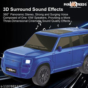 New Defender Bluetooth Speaker, 10watt 5 Hr Play, Wire less, Car Shape (Blue)