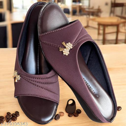 Women's Lycra Wedge Fashion Sandal | Casual Comfortable Extra Soft Ladies Footwear ||  Comfortable Lycra Slippers For Women || Soft Bottom Lycra Slippers For Women