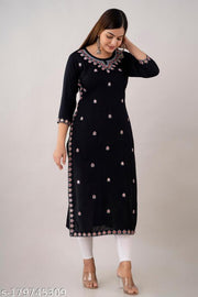 Sehrish Store Stylish Embroidered  Color kurit for Office and Party Wear (Embroidered)