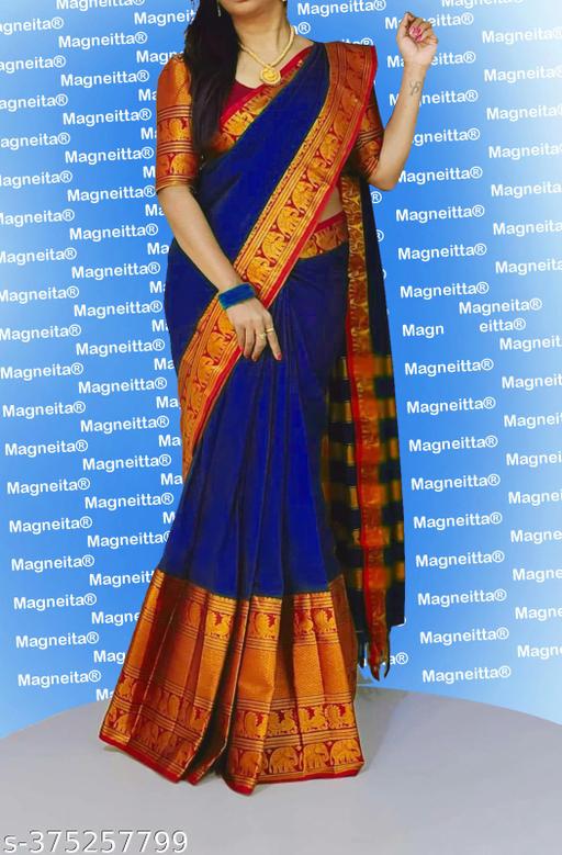 Soft Silk Narayana peta Pattu Saree With Zari Border green Narayanapet Saree