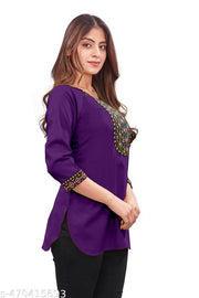 Women Short Kurti new Trendy Short Kurti For Girls
