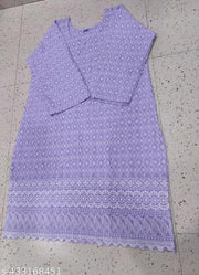 Premium purple kurti