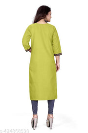 stylelist kurti with embroidered work