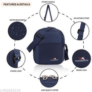 YESSBENZA Men Sling Bag Men's Sling Bag Medium Size Travel Crossbody Office Passport Messenger Bags