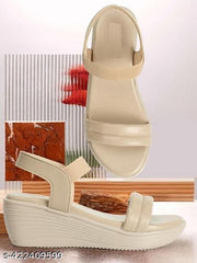 Kajmi Stylish New Trendy Striped Sandle For Women Cool Design Casual Fashion Extra Soft  Wedges Sandal For Women/Girl's/Female Ethnic Wear Wedges Sandal For Woman