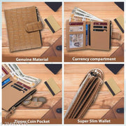 TnW Small Women's Wallet -PU Leather Multi Wallets | Credit Card Holder | Coin Purse Zipper -Small Secure Card Case/Gift
