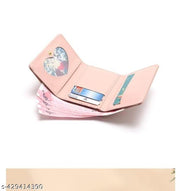 Many Beautiful Printed  Cute Small Girls Women Wallet Tri-folded  many More printed Wallet,1pc
