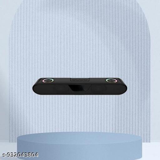 Portable Bluetooth Speaker, 16 Watts, Upto 8h Backup, Dual Drivers + Dual Passive Radiators, Call Function, Bluetooth v5.3 | USB | mSD| AUX, TWS, RGB LED