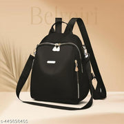 New Classic Nylon Multi Pocket Edition Backpack for Women/Girls- College Travel Casual Use