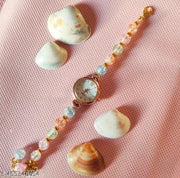 New Design crystals beads trending korean watch || Women Watch || watch for girls || girls watch