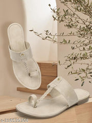 stylish flats for women Cream