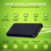 Portable PowerBank with USB Charging Cable, Compact Design & LED Battery Indicator