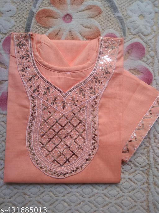 Women Embroidery Straight Fancy Kurti