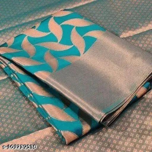 Soft Banarasi Premium Silk Saree new fancy banarasi saree with fancy blouse piece