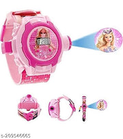 Digital 24 Images Cartoon Projector Watch for Kids, Unisex Toy. (Also Used as Birthday Return Gift) (Barbie)