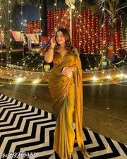 Solid Beads and Stones Saree