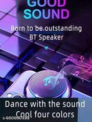 Mini Bost Bluetooth Speaker, 1.4 Inch, 5W, Portable, Unisex, Modern, Sleek, Mini Bluetooth Speaker