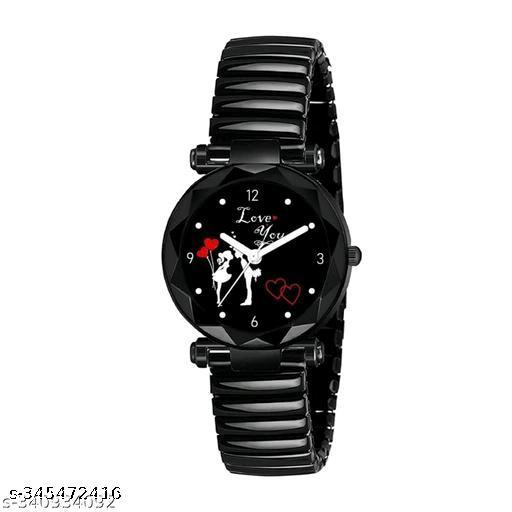High New Latest Spring Blet Black Dail Women  Watches