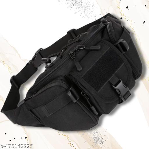 Black waist bag