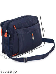 Blue Men & Women Sling Bag
