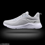 ASIAN Men's DELTA-20 Grey Sports Running Walking & Gym LIghtWeight Stylish Shoes for Boys & Men