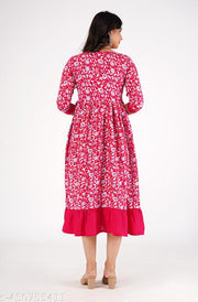 Printed Gaither Anarkali Kurti