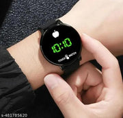 Top Trendy Touch Screen Digital Green LED Black Color Round dial Watch for boys & Girls