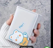 Small cute Girls & Women Wallet Tri-fold Wallet  ( Dezine As Par Market Avaliable )