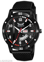 Premium Black Stainless Steel Watch : Premium Watch | Black Dial Watch | Black Metal Chain Watch | Limited Edition Watch Set | Watch | Black Watch