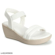 Kajmi Stylish New Trendy Striped Sandle For Women Cool Design Casual Fashion Extra Soft  Wedges Sandal For Women/Girl's/Female Ethnic Wear Wedges Sandal For Woman