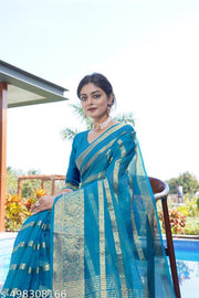 Weddind Special and Bollywood Style tissue organza saree
