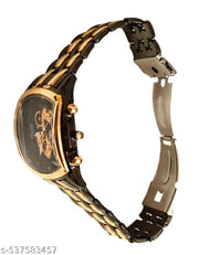 new classic vintage premium formals wedding stylish designer royal luxury gold silver mens watch