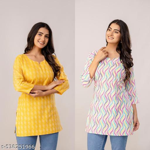 Kurti for women || combo of 2 short kurti