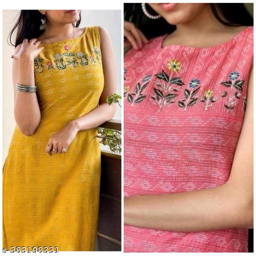 Meesho TRENDZ Latest Trendy Best Quality Embroidered kurta combo on lowest prices