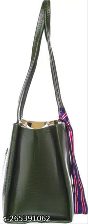 Trendy And Fashionable Tote Bag | Stylish Crocodile Texture Handbag | Classy Daily Companion Shoulder Bag | Travel Type Tote Handbag For Women's & Girls.