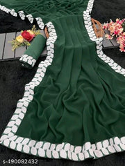 New Georgette  Party Wear sarees