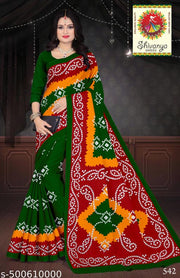 Pure Cotton Hand Print For Most Beautiful And Elegant Look With Comfort Saree For Women