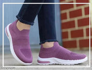 Women's Stylish PINK Mesh Sneakers | Lightweight Slip-on Walking & Gym Shoes for Girls | Comfortable Daily Use Ladies Juta | Breathable Casual Sports Footwear | Under 300 New Collection 2026