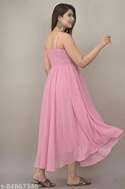 Kair Elastic Maxi Anarkali dress