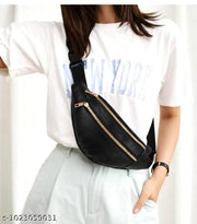 Black Waist Bag for Men & Women Travel  Waist bag Light weight Bag Daily use  Mobile phone Money cash Holder Festivals Waist Bag Adjustable Strap Chest bag Side Bag Waist Cross body Bag ETC.