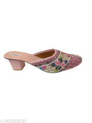 heel Embroidery Half multi jutis for women
