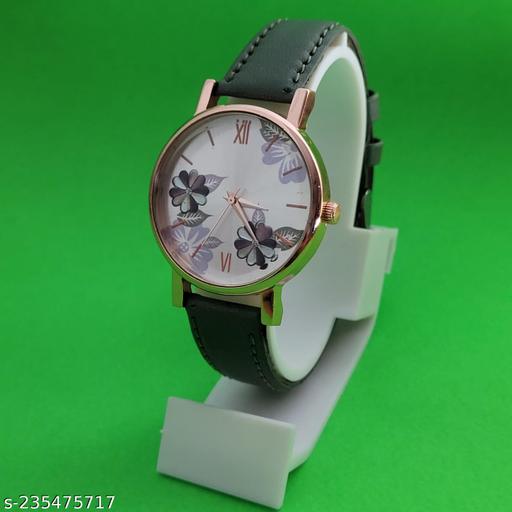 Special Valentine Stylish And Trandy Leather Strap Analog Watch for Women