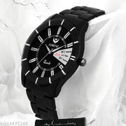 Lorenz Day & Date Functioning Black Dial Men's Watch