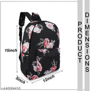 Rose Flower Latest Girls Bags || Girls School/College Bags || Girls Tuition Bags || Girls Office || Casual Standard Backpack For girls, Water Resistant And Lightweight Bag