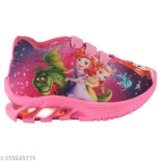BUNNIES Boys And Girls LED Leight Indian Walking Shoes (1 Years To 13 Years )Pink