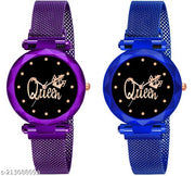 New stylish Analogue Combo of 5 Woman's & Girl'S Watch Family Pack Combo(2)