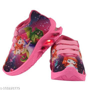 BUNNIES Boys And Girls LED Leight Indian Walking Shoes (1 Years To 13 Years )Pink