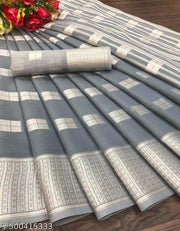 Linen Cotton Saree